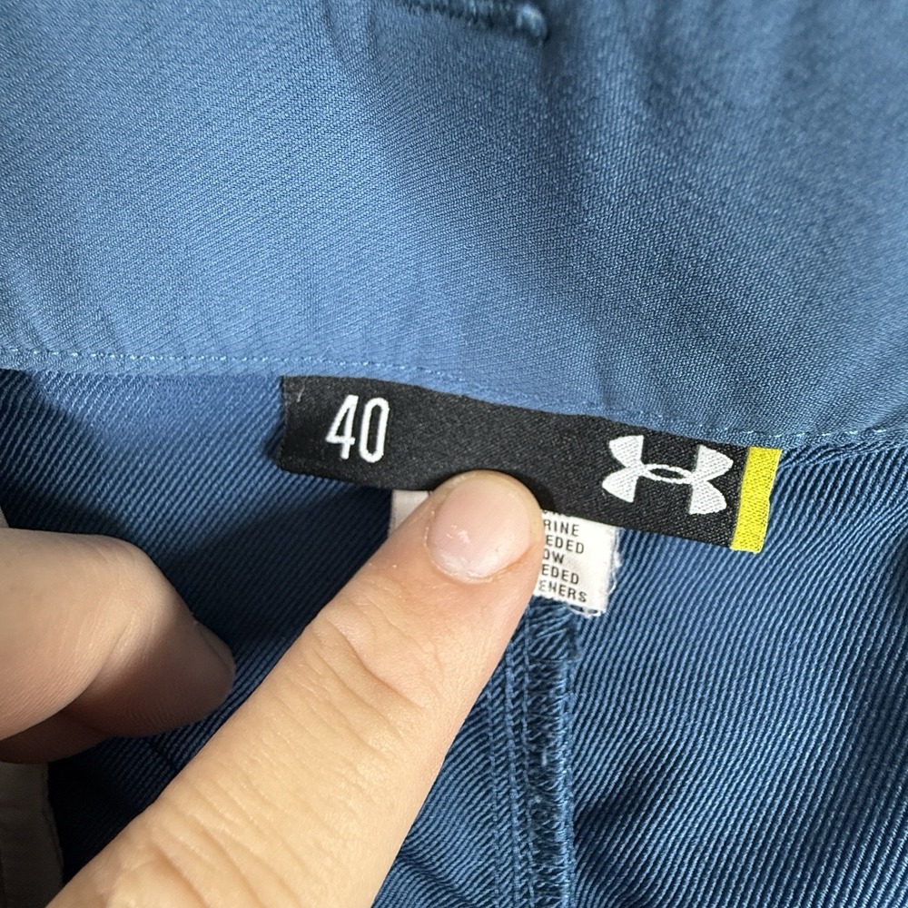 Under Armour Men's Blue Polyester Tech Shorts - 40 - Picture 4 of 7